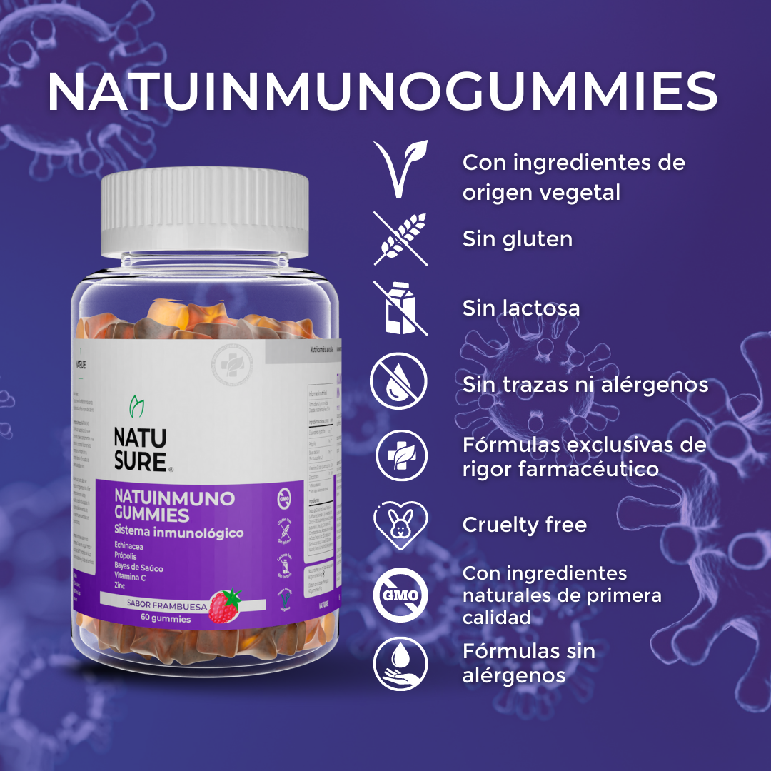 Pack 3 NatuInmuno Gummies - Boost your defenses - 3 months