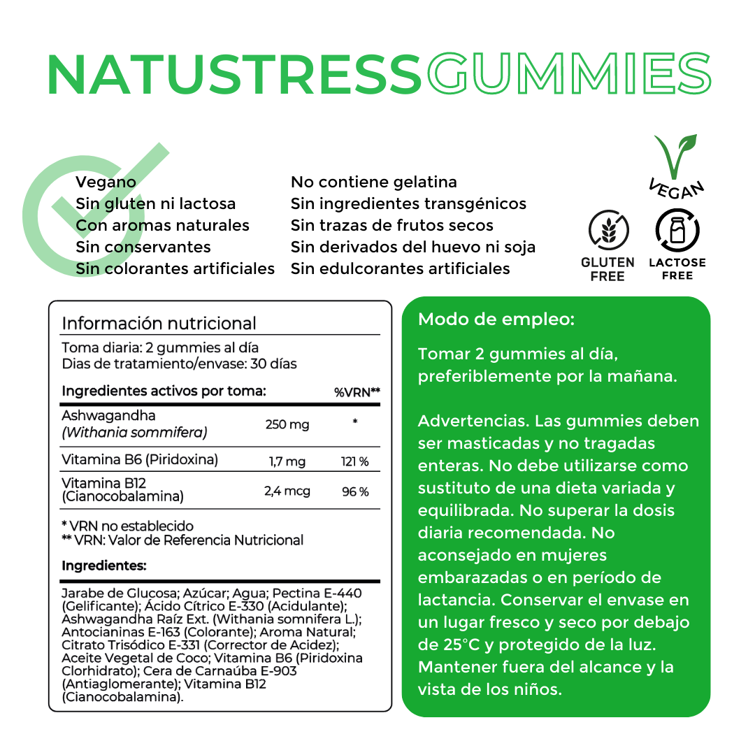 NatuStress Gummies – Relajación y bienestar emocional de forma natural – 1 mes