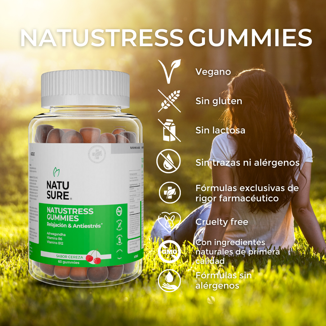Pack 3 NatuStress Gummies – Relajación y bienestar natural – 3 meses