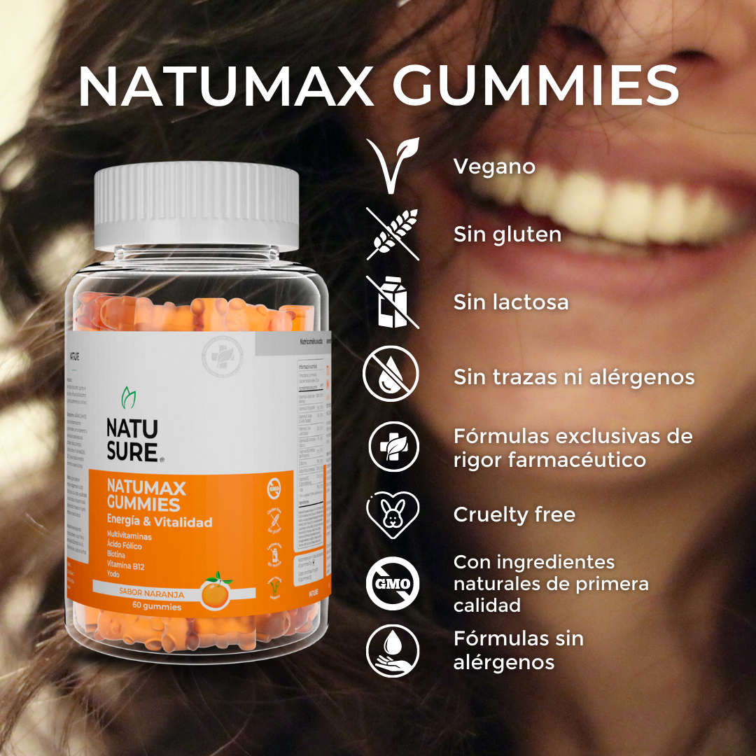 Pack 3 NatuMax Gummies - Recupera tu Energía y Vitalidad - 3 meses