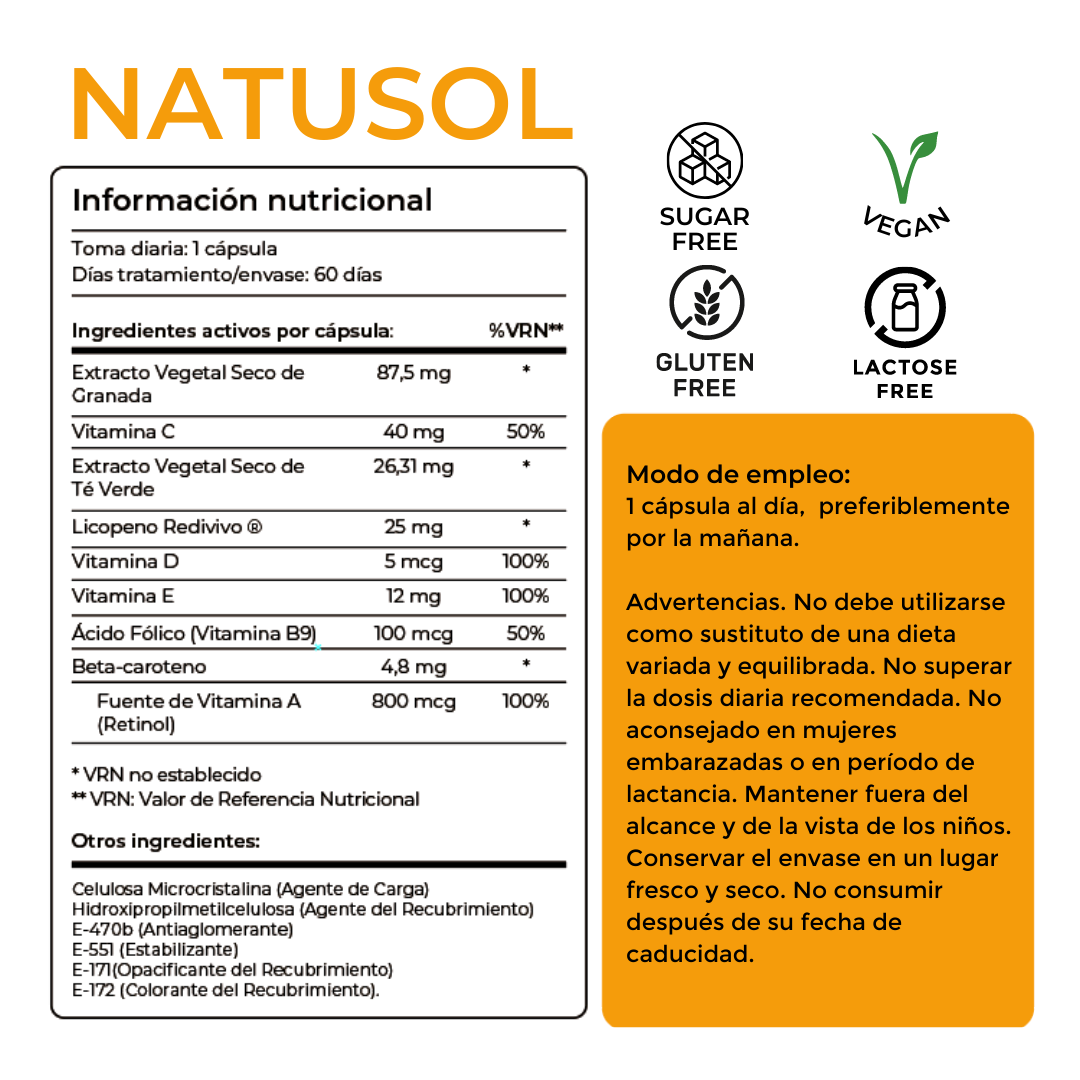 NatuSol - Bronceado natural – 2 meses