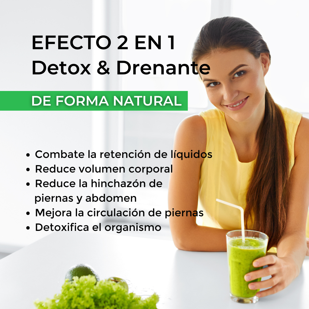 NatuDetox - Contra la retención de líquidos y la hinchazón - 2 meses