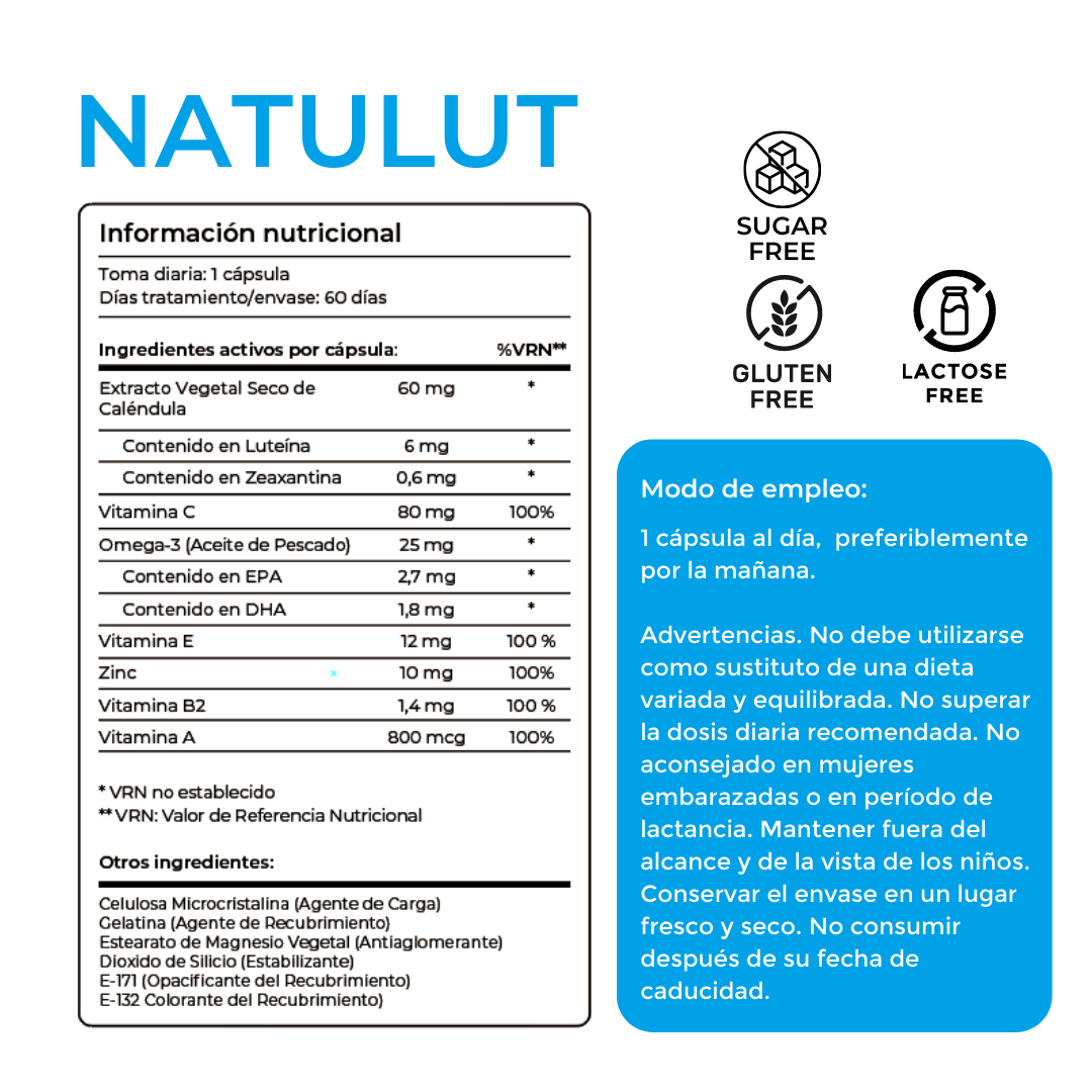 NatuLut - Cuida tu visión – 2 meses