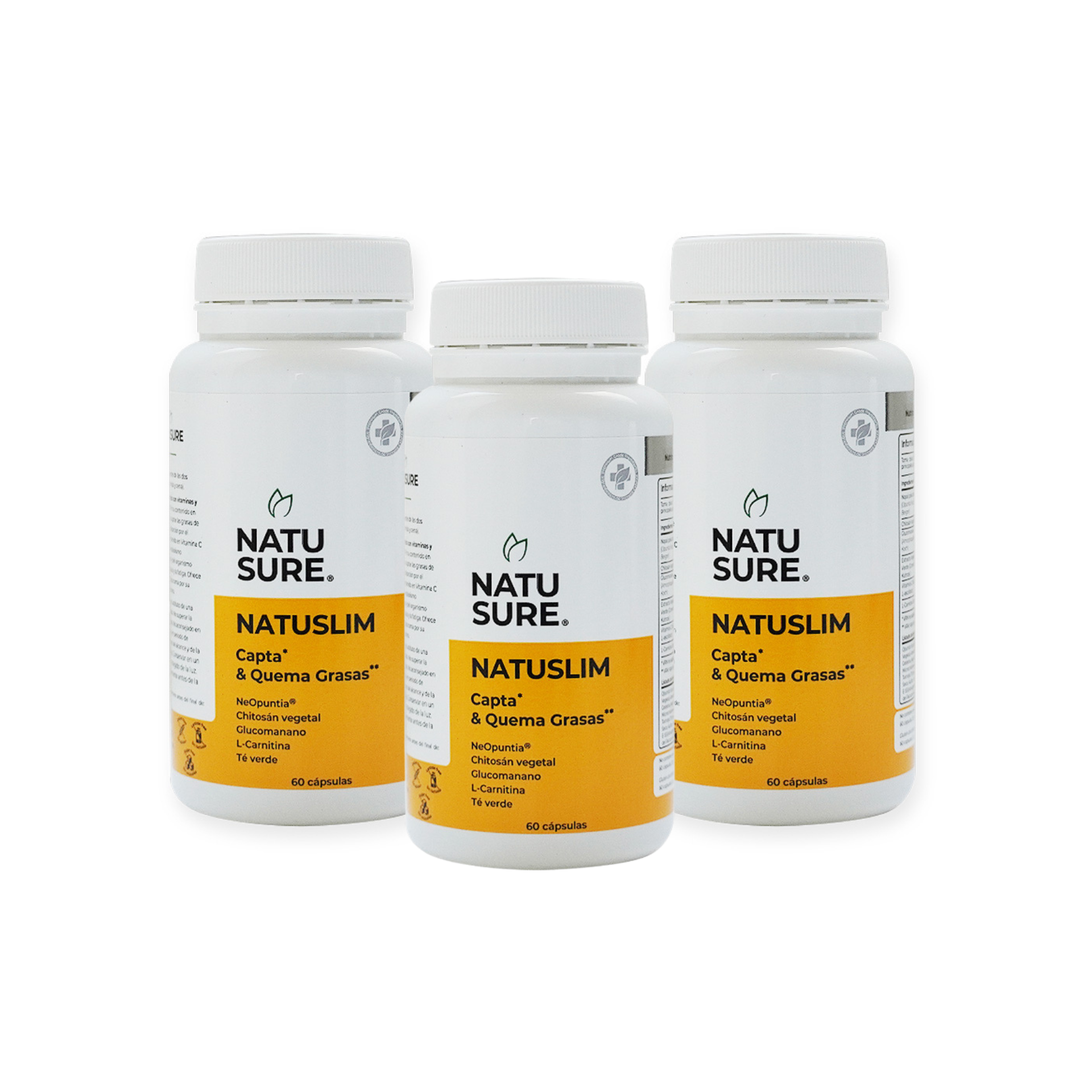 Pack 3 NatuSlim - Control your figure - 180 capsules