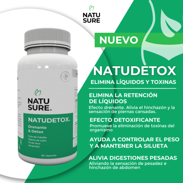 NatuDetox - Contre la rétention d'eau et les gonflements - 2 mois